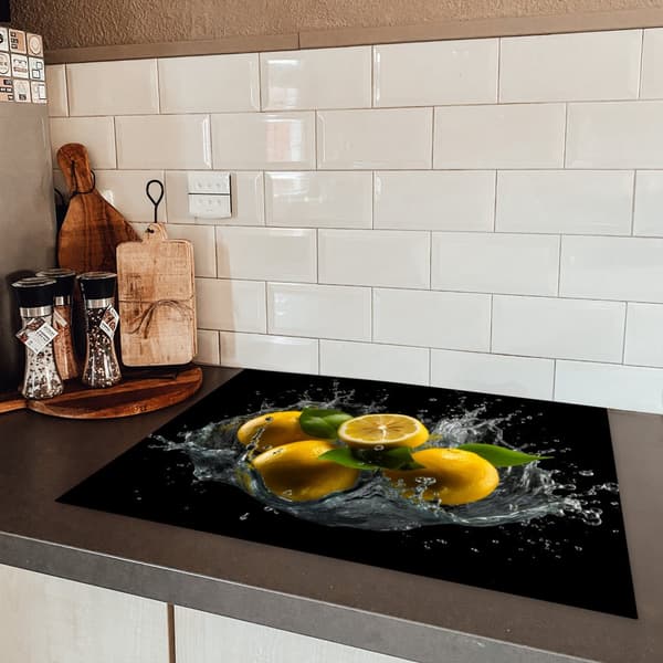 KitchenYeah Induktionsskydd - Skyddsmatta Spishäll - Induktionshäll Täckmatta - Dekoration Kökstillbehör