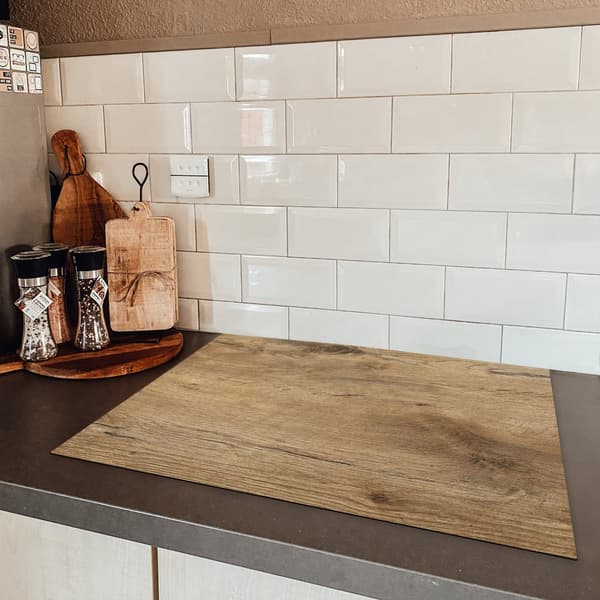 KitchenYeah Induktionsskydd - Skyddsmatta Spishäll - Induktionshäll Täckmatta - Dekoration Kökstillbehör