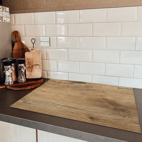KitchenYeah Induktionsskydd - Skyddsmatta Spishäll - Induktionshäll Täckmatta - Dekoration Kökstillbehör