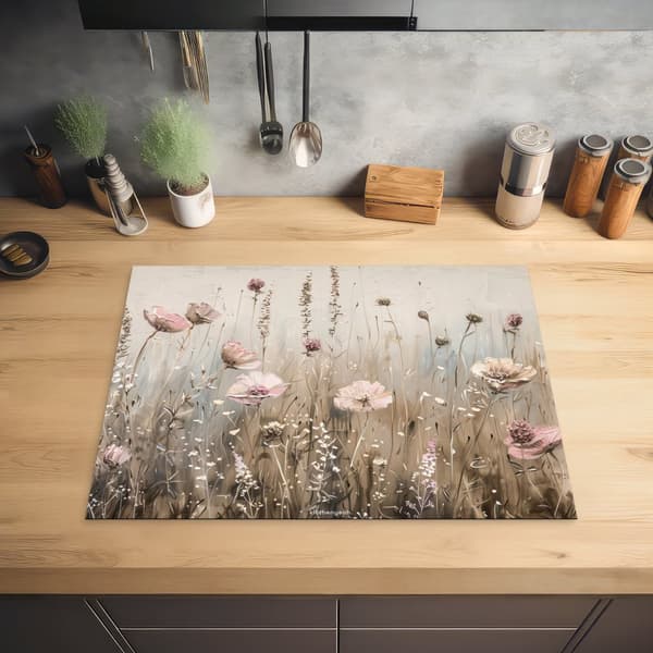 KitchenYeah Induktionsskydd - Skyddsmatta Spishäll - Induktionshäll Täckmatta - Dekoration Kökstillbehör