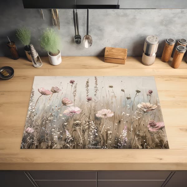 KitchenYeah Induktionsskydd - Skyddsmatta Spishäll - Induktionshäll Täckmatta - Dekoration Kökstillbehör