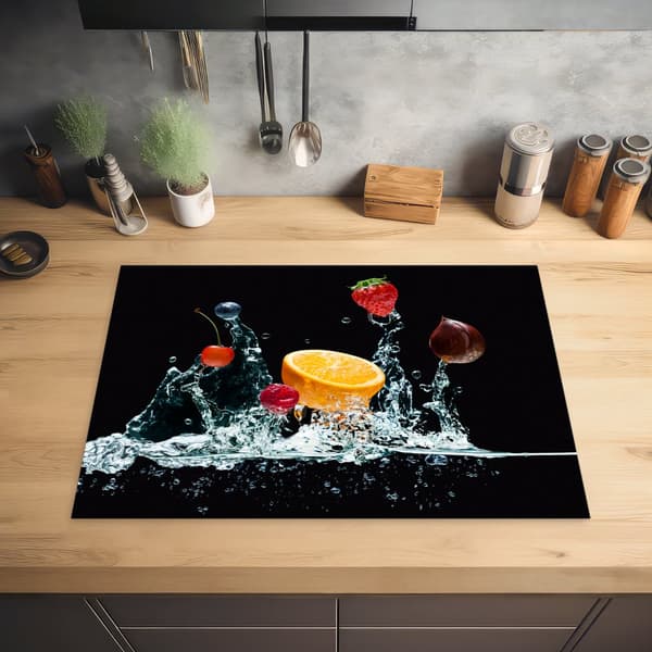 KitchenYeah Induktionsskydd - Skyddsmatta Spishäll - Induktionshäll Täckmatta - Dekoration Kökstillbehör
