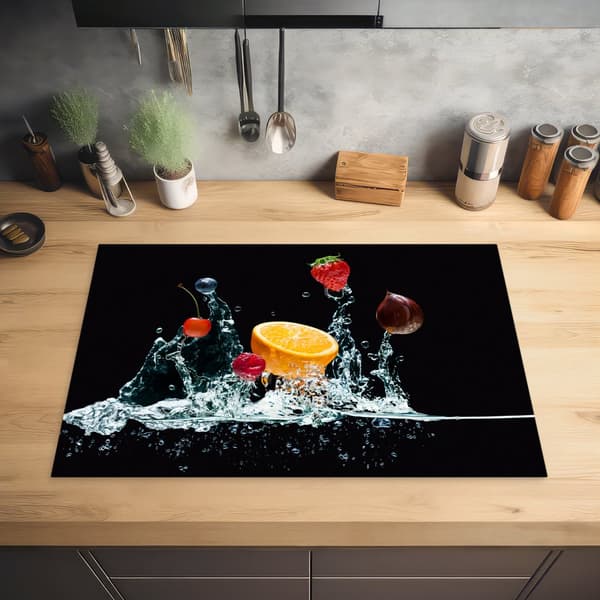 KitchenYeah Induktionsskydd - Skyddsmatta Spishäll - Induktionshäll Täckmatta - Dekoration Kökstillbehör