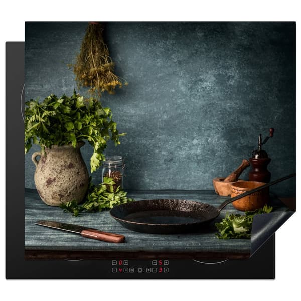 KitchenYeah Induktionsskydd - Skyddsmatta Spishäll - Induktionshäll Täckmatta - Dekoration Kökstillbehör