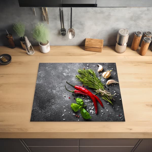 KitchenYeah Induktionsskydd - Skyddsmatta Spishäll - Induktionshäll Täckmatta - Dekoration Kökstillbehör