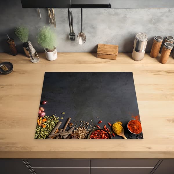 KitchenYeah Induktionsskydd - Skyddsmatta Spishäll - Induktionshäll Täckmatta - Dekoration Kökstillbehör