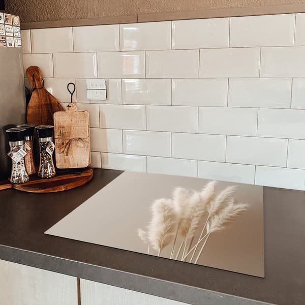 KitchenYeah Induktionsskydd - Skyddsmatta Spishäll - Induktionshäll Täckmatta - Dekoration Kökstillbehör