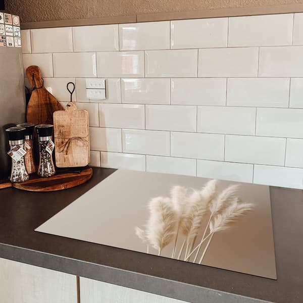 KitchenYeah Induktionsskydd - Skyddsmatta Spishäll - Induktionshäll Täckmatta - Dekoration Kökstillbehör