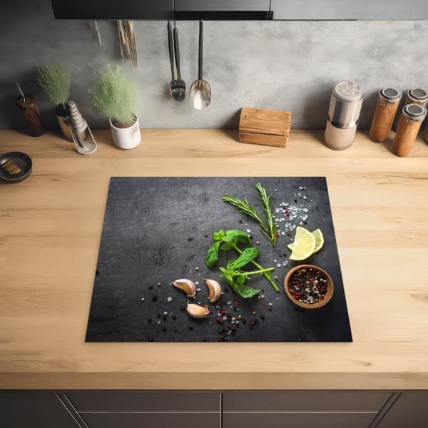 KitchenYeah Induktionsskydd - Skyddsmatta Spishäll - Induktionshäll Täckmatta - Dekoration Kökstillbehör