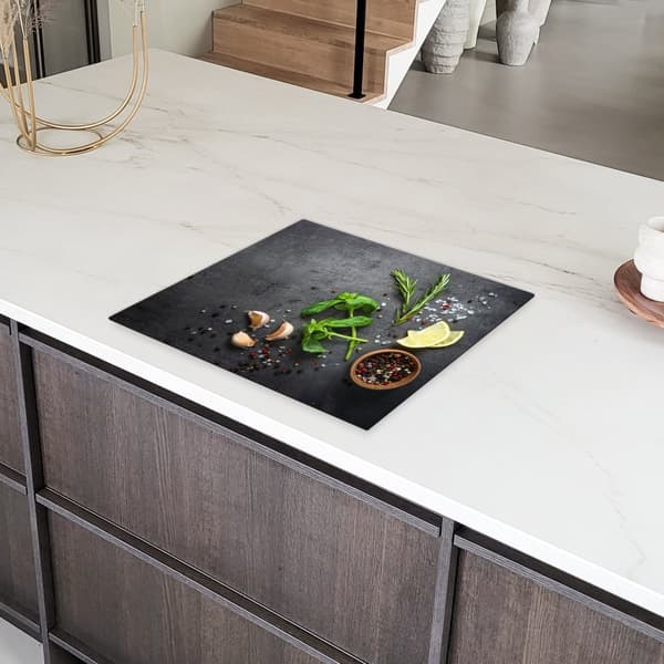 KitchenYeah Induktionsskydd - Skyddsmatta Spishäll - Induktionshäll Täckmatta - Dekoration Kökstillbehör