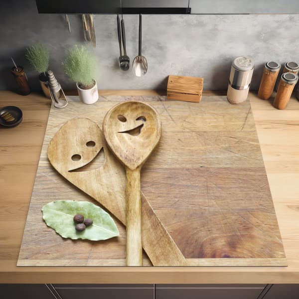 KitchenYeah Induktionsskydd - Skyddsmatta Spishäll - Induktionshäll Täckmatta - Dekoration Kökstillbehör