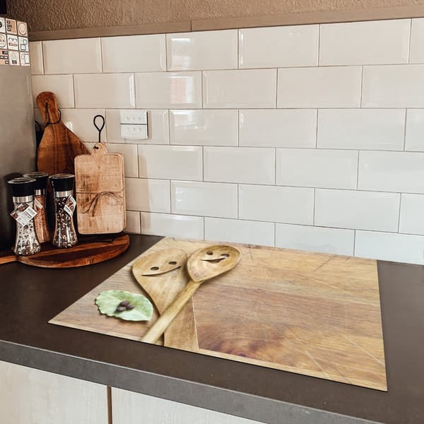 KitchenYeah Induktionsskydd - Skyddsmatta Spishäll - Induktionshäll Täckmatta - Dekoration Kökstillbehör