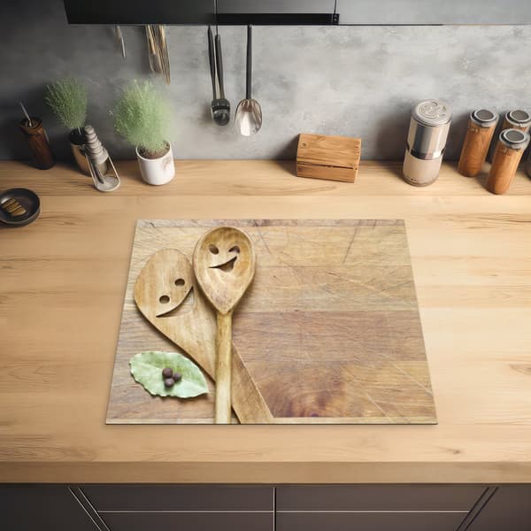 KitchenYeah Induktionsskydd - Skyddsmatta Spishäll - Induktionshäll Täckmatta - Dekoration Kökstillbehör