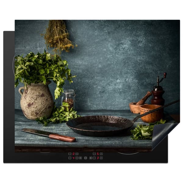 KitchenYeah Induktionsskydd - Skyddsmatta Spishäll - Induktionshäll Täckmatta - Dekoration Kökstillbehör