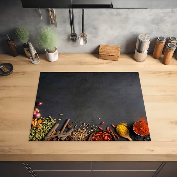 KitchenYeah Induktionsskydd - Skyddsmatta Spishäll - Induktionshäll Täckmatta - Dekoration Kökstillbehör