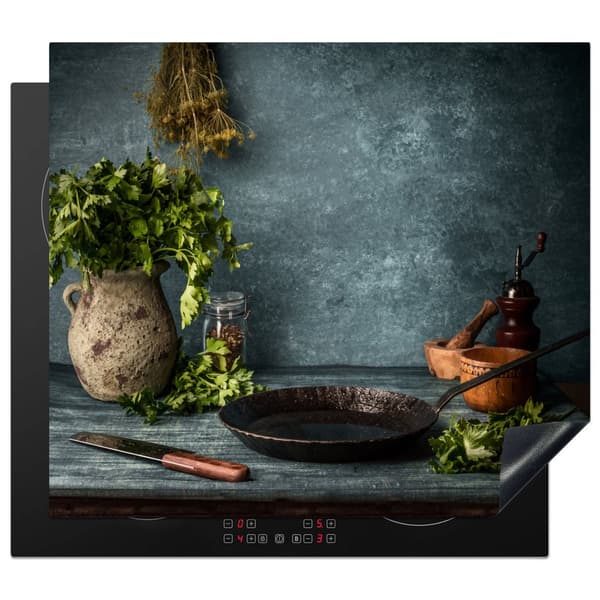 KitchenYeah Induktionsskydd - Skyddsmatta Spishäll - Induktionshäll Täckmatta - Dekoration Kökstillbehör