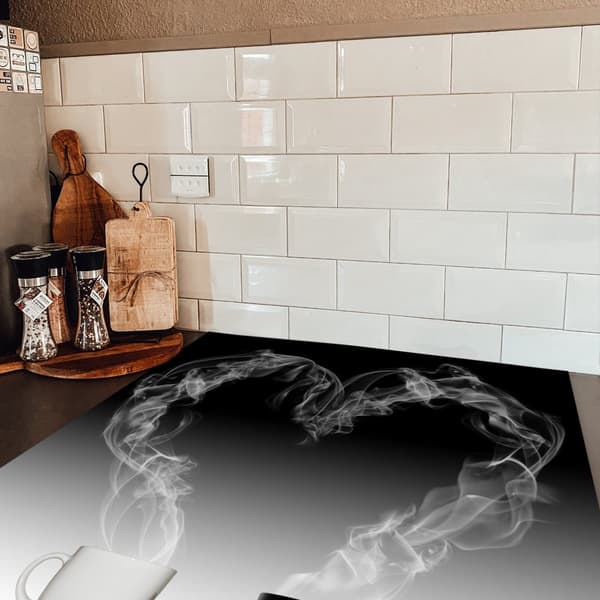 KitchenYeah Induktionsskydd - Skyddsmatta Spishäll - Induktionshäll Täckmatta - Dekoration Kökstillbehör