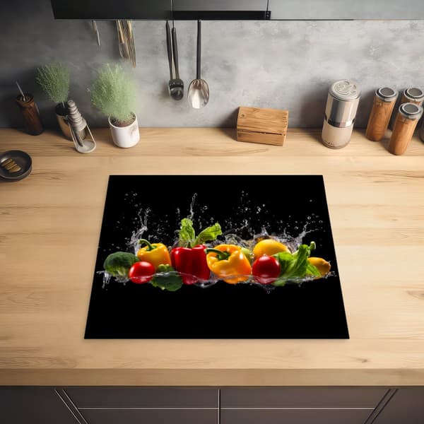 KitchenYeah Induktionsskydd - Skyddsmatta Spishäll - Induktionshäll Täckmatta - Dekoration Kökstillbehör