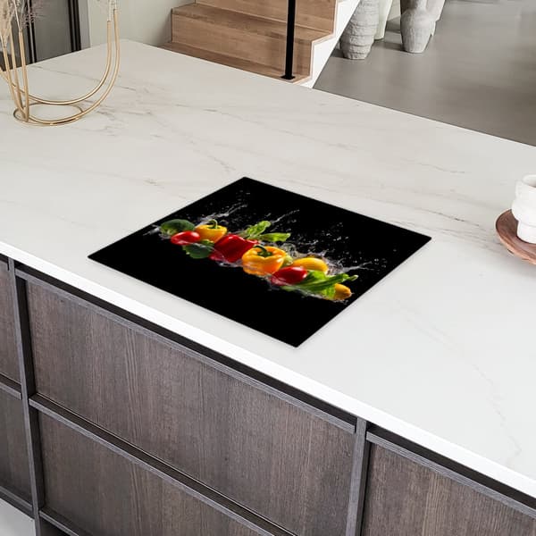 KitchenYeah Induktionsskydd - Skyddsmatta Spishäll - Induktionshäll Täckmatta - Dekoration Kökstillbehör