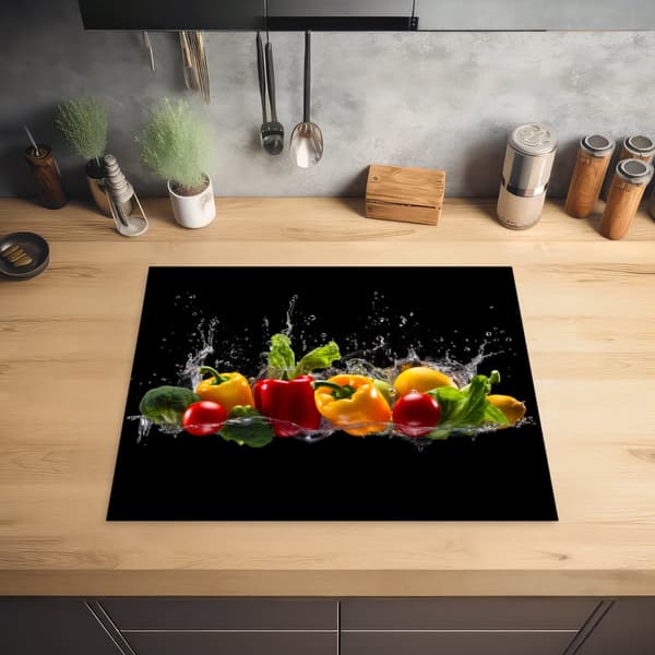 KitchenYeah Induktionsskydd - Skyddsmatta Spishäll - Induktionshäll Täckmatta - Dekoration Kökstillbehör