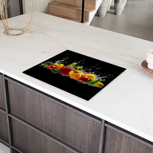 KitchenYeah Induktionsskydd - Skyddsmatta Spishäll - Induktionshäll Täckmatta - Dekoration Kökstillbehör