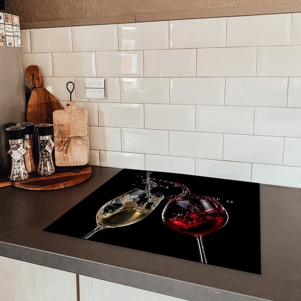 KitchenYeah Induktionsskydd - Skyddsmatta Spishäll - Induktionshäll Täckmatta - Dekoration Kökstillbehör