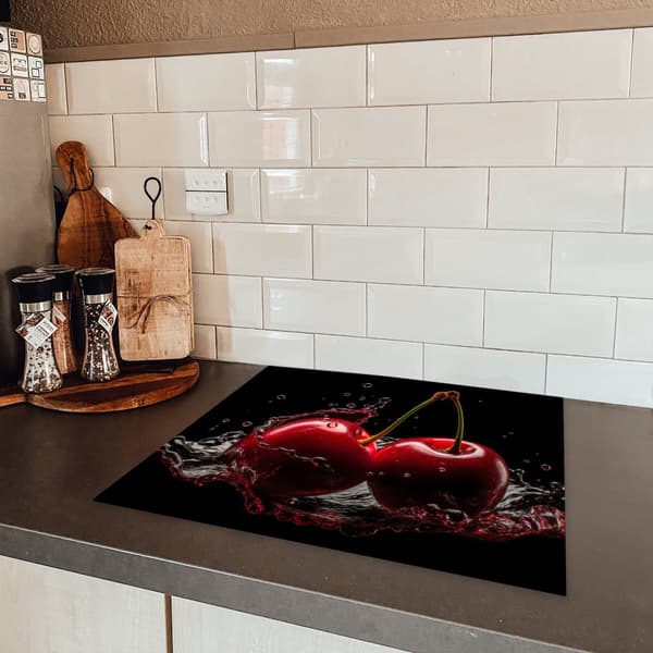 KitchenYeah Induktionsskydd - Skyddsmatta Spishäll - Induktionshäll Täckmatta - Dekoration Kökstillbehör