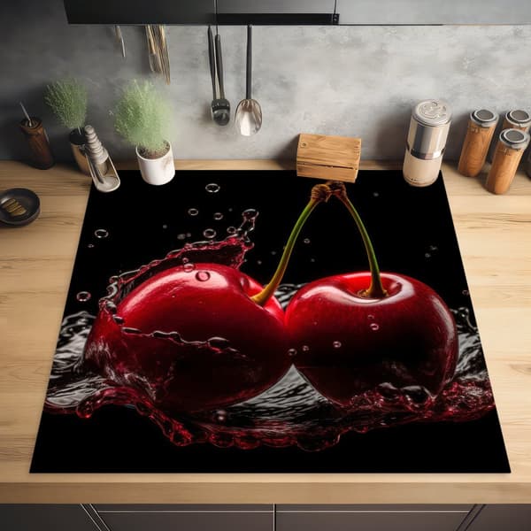 KitchenYeah Induktionsskydd - Skyddsmatta Spishäll - Induktionshäll Täckmatta - Dekoration Kökstillbehör