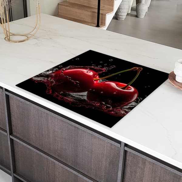 KitchenYeah Induktionsskydd - Skyddsmatta Spishäll - Induktionshäll Täckmatta - Dekoration Kökstillbehör