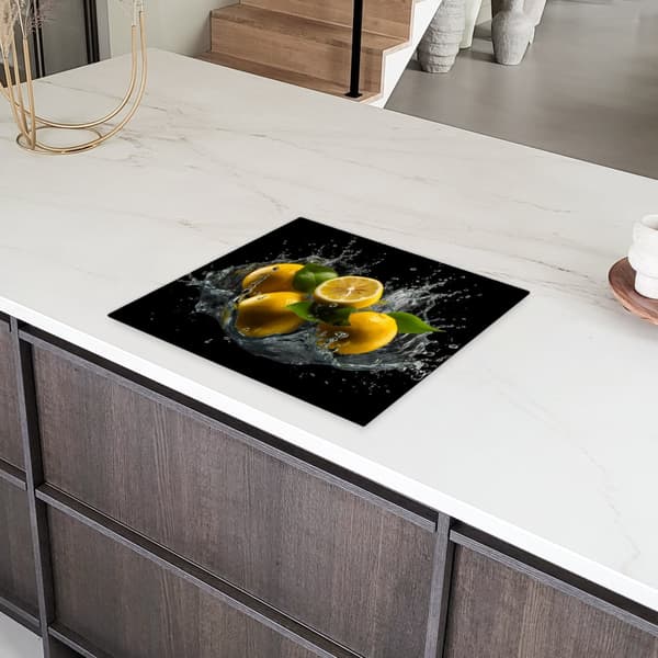 KitchenYeah Induktionsskydd - Skyddsmatta Spishäll - Induktionshäll Täckmatta - Dekoration Kökstillbehör