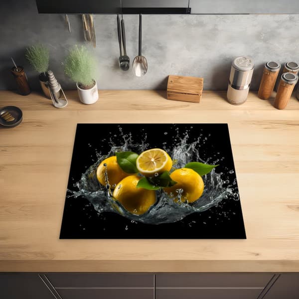 KitchenYeah Induktionsskydd - Skyddsmatta Spishäll - Induktionshäll Täckmatta - Dekoration Kökstillbehör