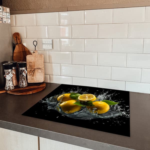 KitchenYeah Induktionsskydd - Skyddsmatta Spishäll - Induktionshäll Täckmatta - Dekoration Kökstillbehör