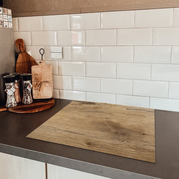 KitchenYeah Induktionsskydd - Skyddsmatta Spishäll - Induktionshäll Täckmatta - Dekoration Kökstillbehör