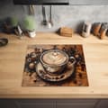 Miniatyrbild 3 av 4: KitchenYeah Induktionsskydd - Skyddsmatta Spishäll - Induktionshäll Täckmatta - Dekoration Kökstillbehör