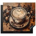 Miniatyrbild 1 av 4: KitchenYeah Induktionsskydd - Skyddsmatta Spishäll - Induktionshäll Täckmatta - Dekoration Kökstillbehör