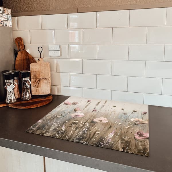 KitchenYeah Induktionsskydd - Skyddsmatta Spishäll - Induktionshäll Täckmatta - Dekoration Kökstillbehör