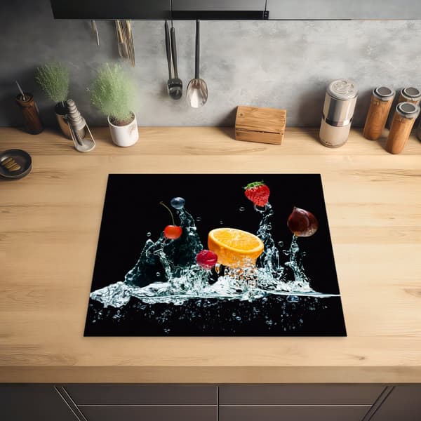 KitchenYeah Induktionsskydd - Skyddsmatta Spishäll - Induktionshäll Täckmatta - Dekoration Kökstillbehör