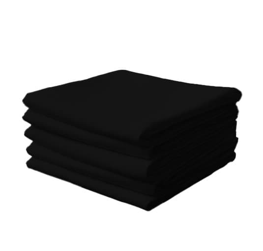 Servetter TYGSERVETTER svarta 10 stycken 40x40cm
