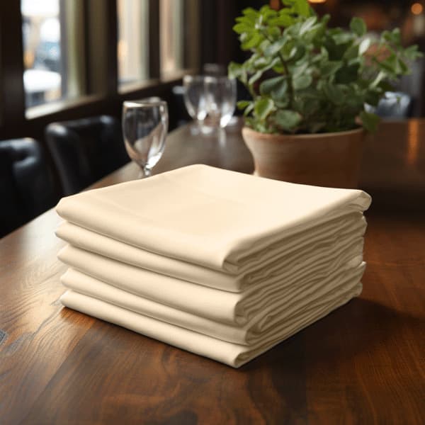 Servetter TYGSERVETTER champagne 10 stycken 50x50cm