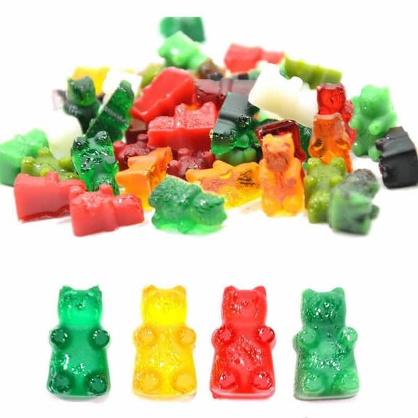INF Godteri fra Gummy Bears Silikonoransje