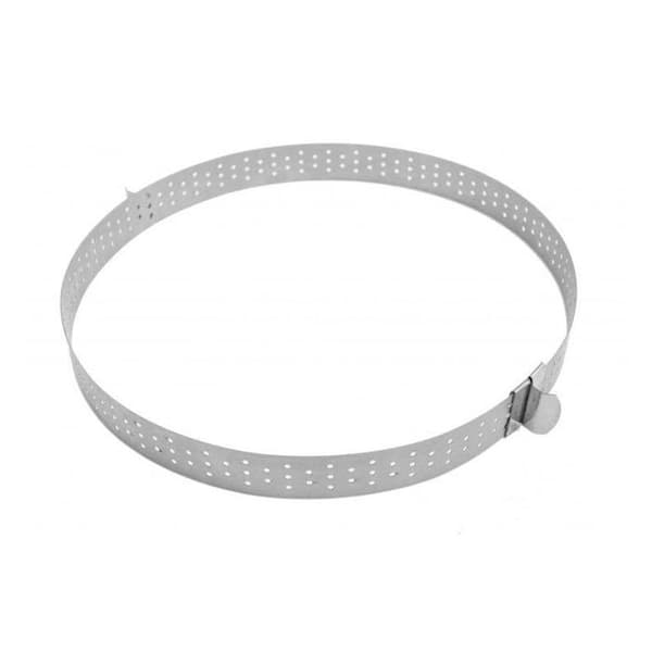 Perforerad expanderbar tårtring - 16 till 30 cm