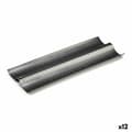 Miniatyrbild 1 av 2: Baguetteplåt Kinvara CK62863-21 Mörkgrå Metall Kolstål 16 x 2,5 x 38 cm Bröd (12 antal)