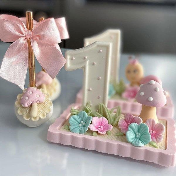 Pralinform Siffror Klubbor - Caketoppers - Chokladform - Porto Formas 851