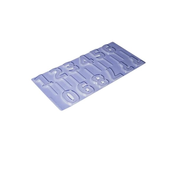 Pralinform Siffror Klubbor - Caketoppers - Chokladform - Porto Formas 851
