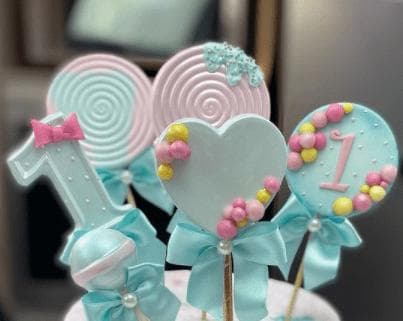 Pralinform Siffror Klubbor - Caketoppers - Chokladform - Porto Formas 851