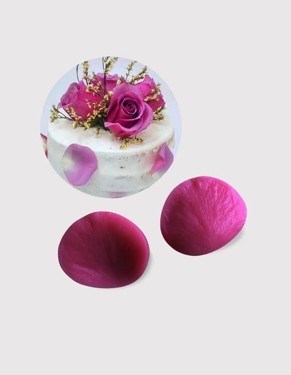 Ros 2 Delar Petal Veiner Rosor Silikonform Blomblad Rosenblad