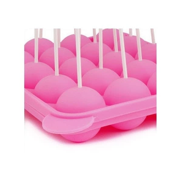 Cake Pops Silikonform 2 Delar Med Pinnar Form Klubbor Pinnar Form Bakform