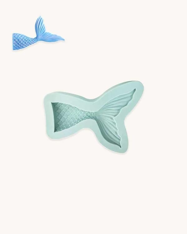Mermaid Sjöjungfru Fena Silikonform
