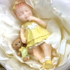 Baby Girl Bebis Flicka Nalle Silikonform Babyshower Dop