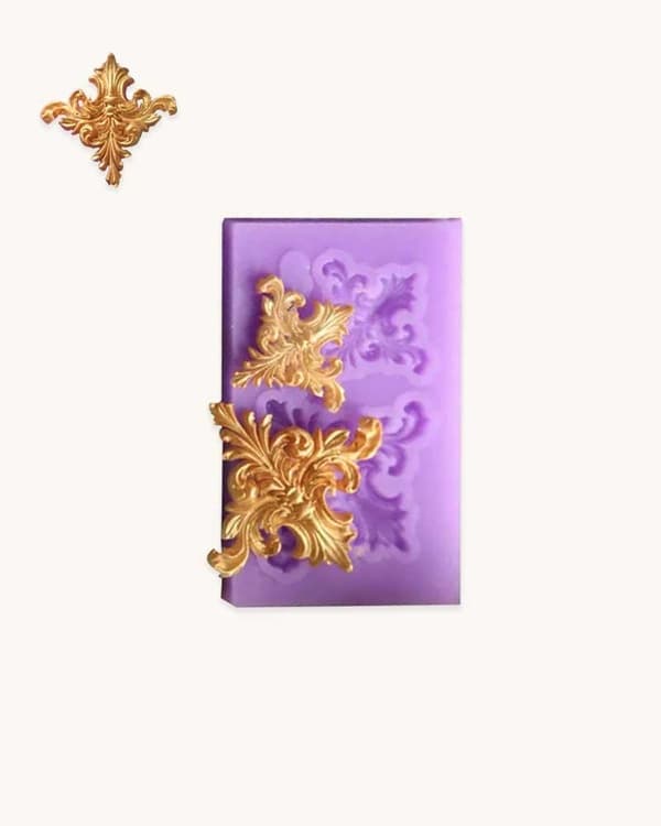 Fransk Lilja Girlang Border Silikonform